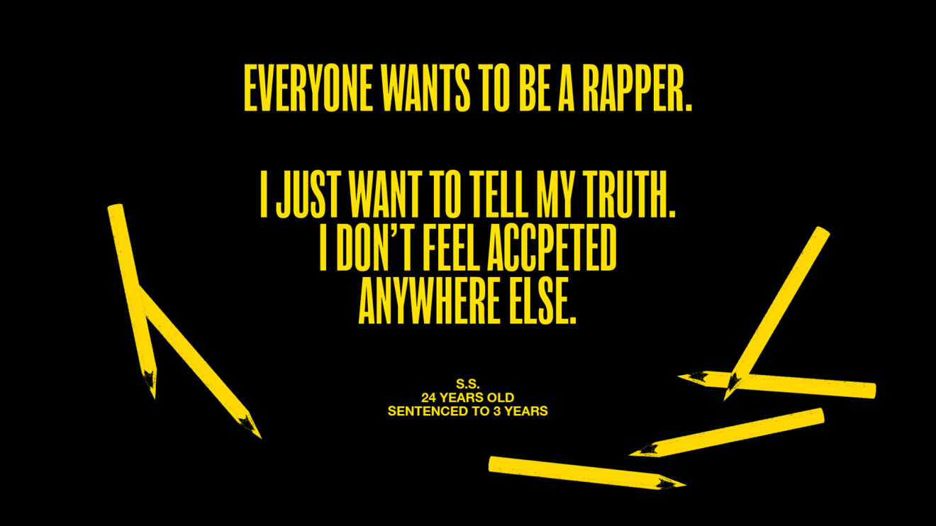 Everyone wants to be a rapper. I just want to tell my truth. I don't feel accepted anywhere else.