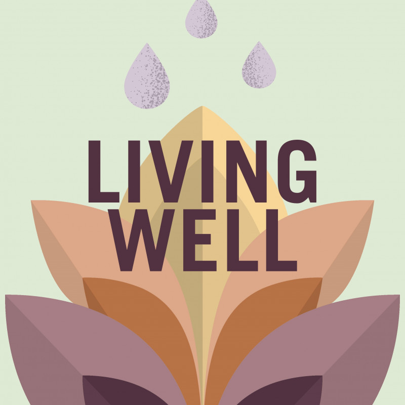 The playlist artwork of Living Well
